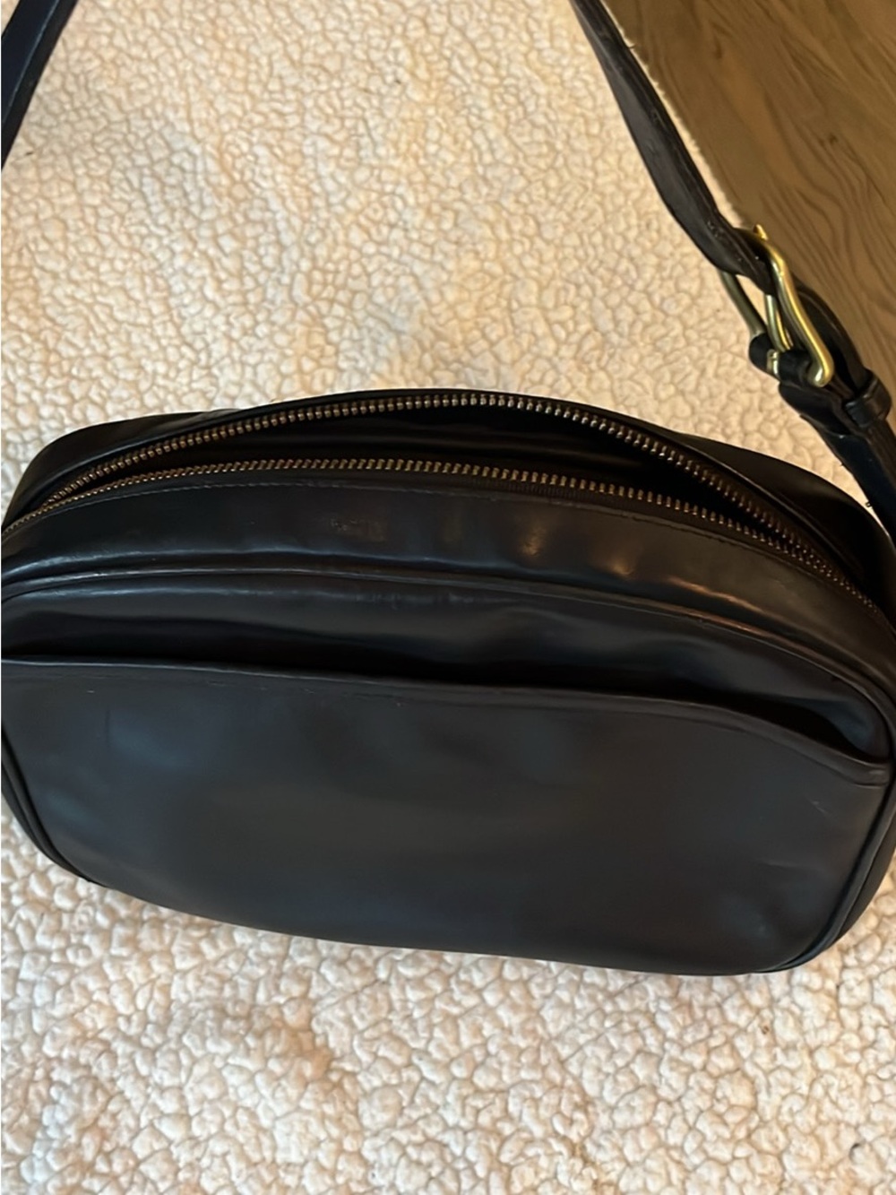 Coach Black Leather Shoulder Bag - Picture 2 of 6
